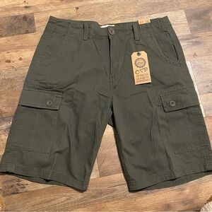 OTBT Men's Olive Cargo Shorts